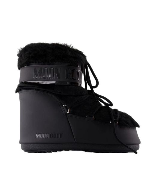 Moon Boot Black Winter Boots