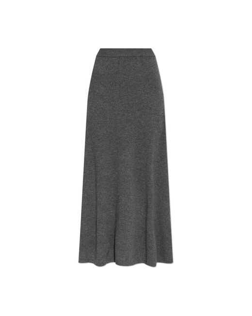 Lisa Yang Gray Maxi Skirts