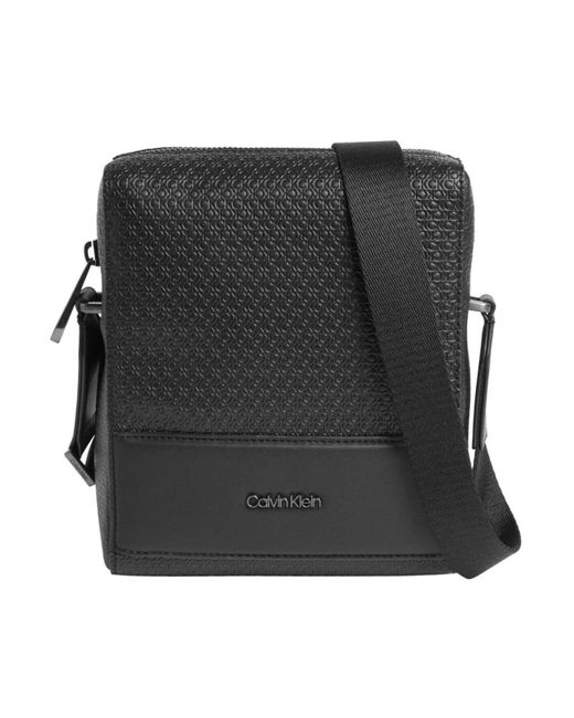 Calvin Klein Black Messenger Bags for men