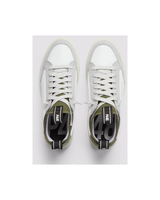 P448 White Sneakers for men