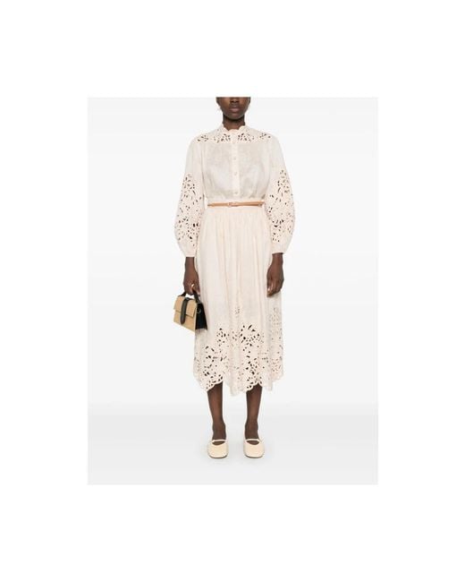 Zimmermann Natural Skirts