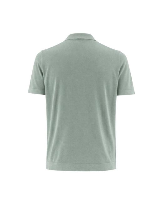 Drumohr Green Short Sleeve Shirts for men