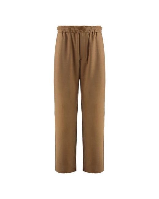 AMI Straight Trousers in het Brown voor heren