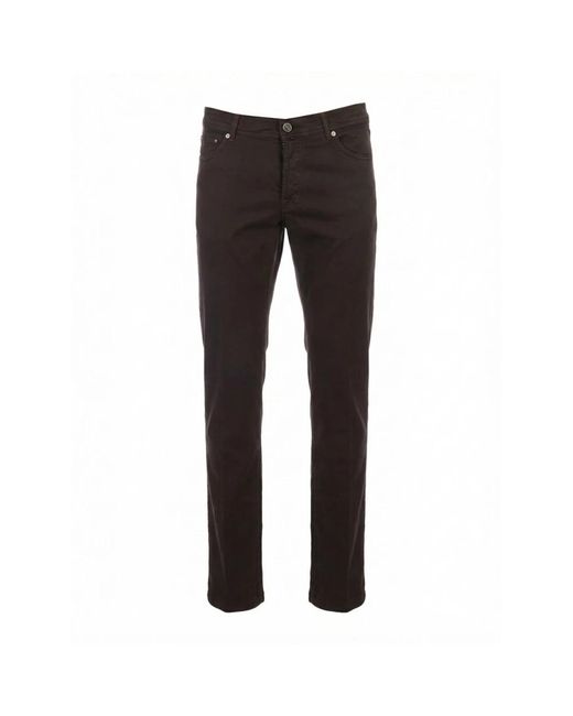 Kiton Gray Straight Trousers for men