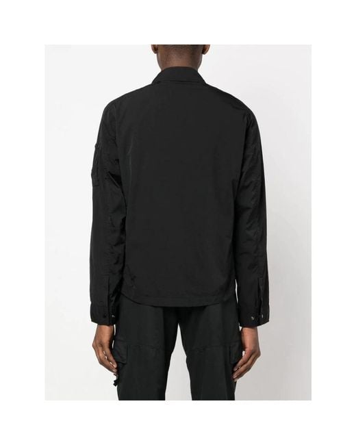 C P Company Black Light Jackets for men