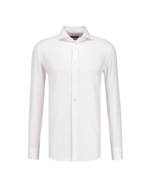 Boss White Formal Shirts for men