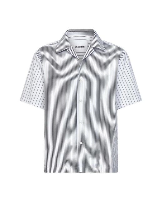 Jil Sander Gray Short Sleeve Shirts for men