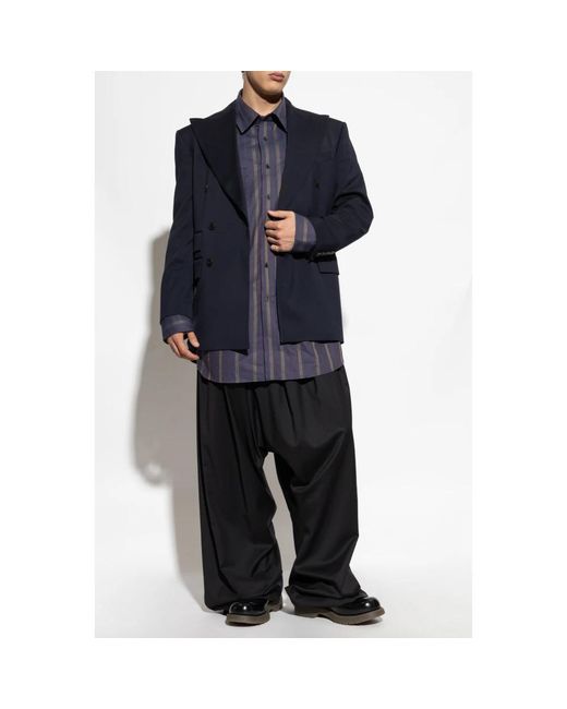 Wide Trousers Vivienne Westwood pour homme en coloris Black