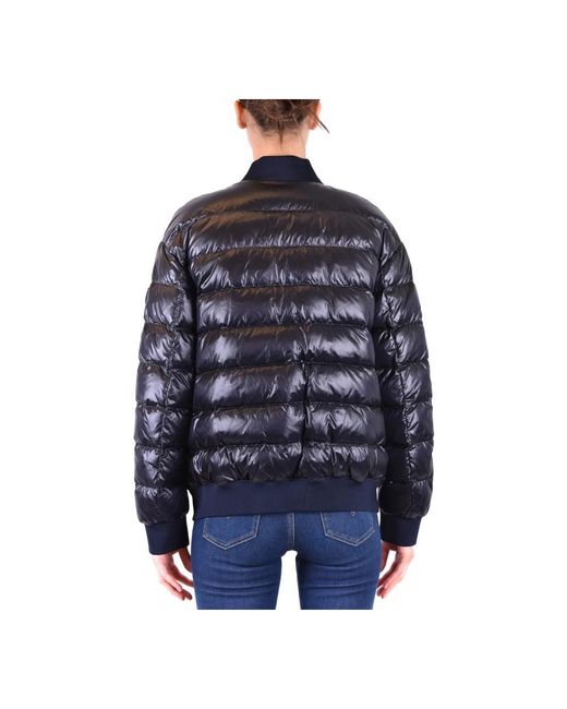 Woolrich Jassen ,Blauw ,Wol Winterjas in het Blue