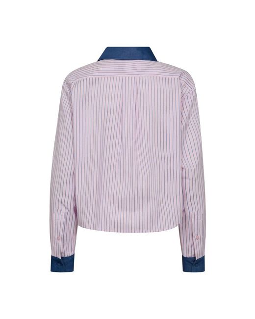 co'couture Overhemden ,Veelkleurig ,Shirts in het Purple