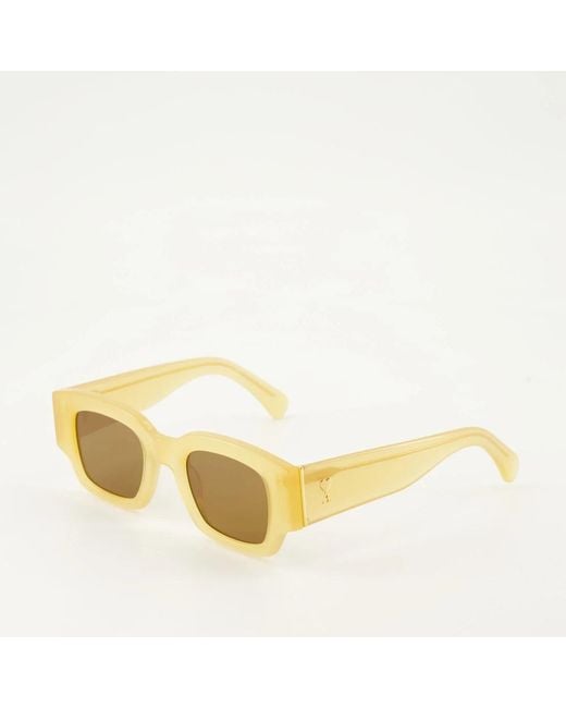 AMI Yellow Sunglasses