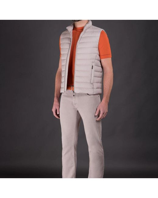 Moorer Gray Waistcoats for men