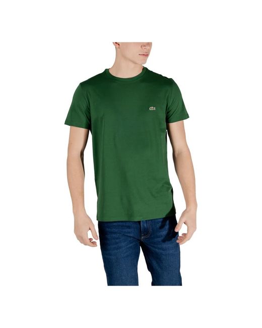 Lacoste T-Shirts in het Green voor heren