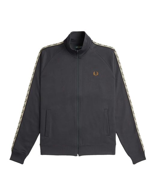 Fred Perry Gray Zip-Throughs for men
