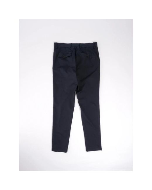 White Sand Broeken ,Blauw ,Katoen Slim Fit Chino in het Blue voor heren