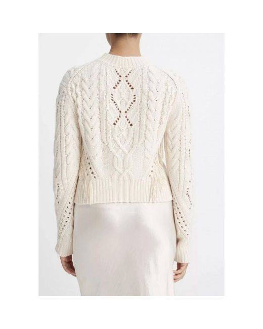 Knitwear > round-neck knitwear Vince en coloris White