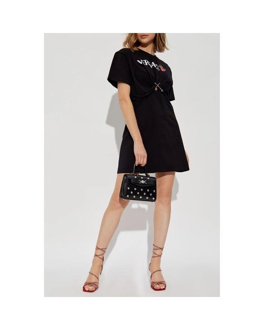 Short Dresses Versace de color Black