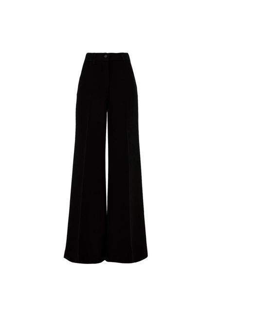 Aspesi Black Wide Trousers