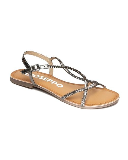 Flat Sandals di Gioseppo in Brown