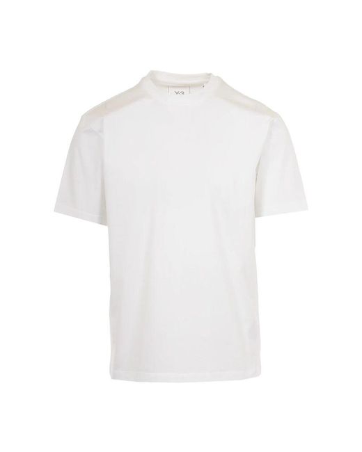 Y-3 Weiße T-Shirts Und Polos in White für Herren