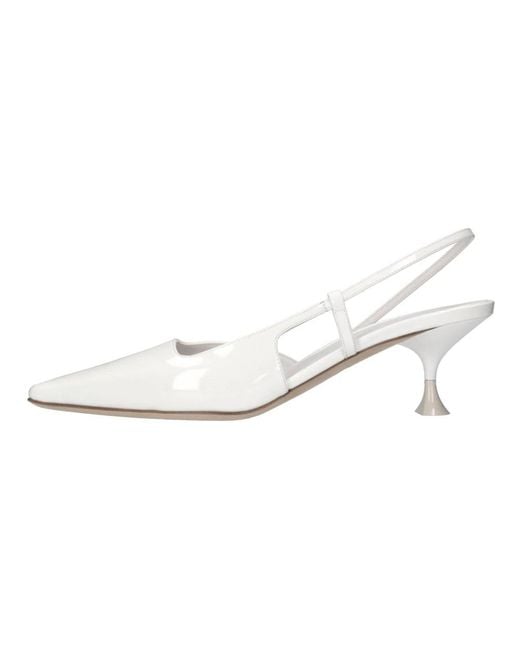 3Juin White Pumps