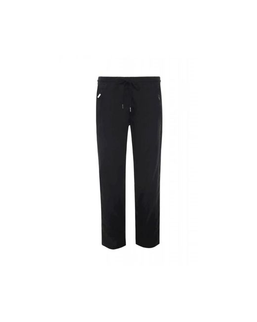 Karl Lagerfeld Black Straight Trousers for men