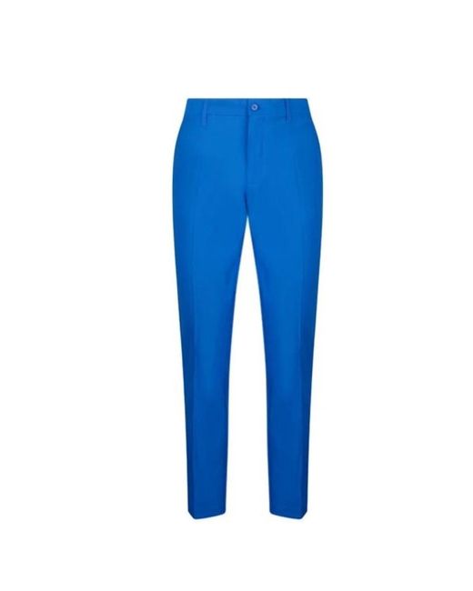 J.Lindeberg Blue Slim-Fit Trousers for men