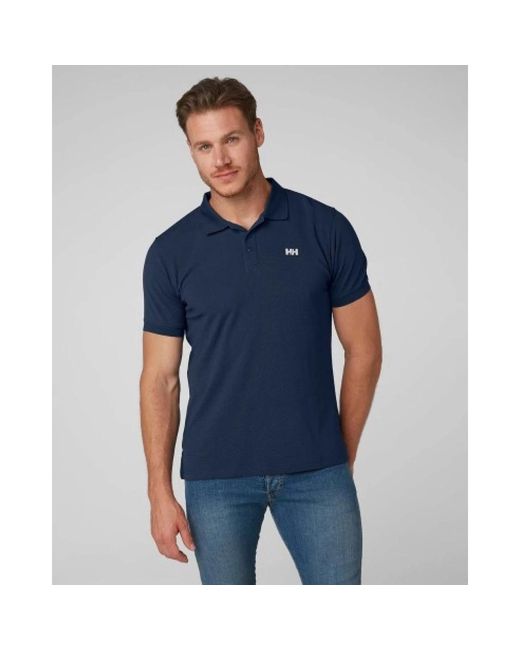 Helly Hansen Blue Polo Shirts for men
