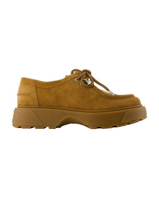 McQueen Brown Laced Shoes for men