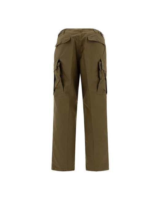 Straight Trousers Beams Plus pour homme en coloris Green