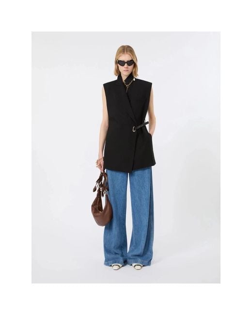 Vests Sportmax de color Black