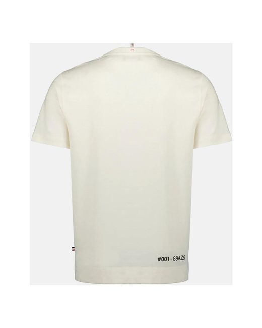 Moncler White T-Shirts for men