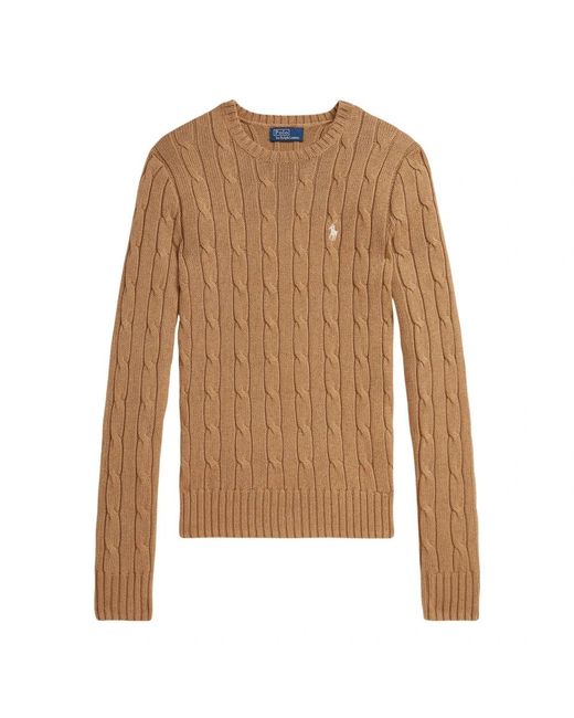 Ralph Lauren Brown Round-Neck Knitwear