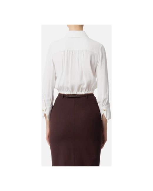 Elisabetta Franchi White Shirts