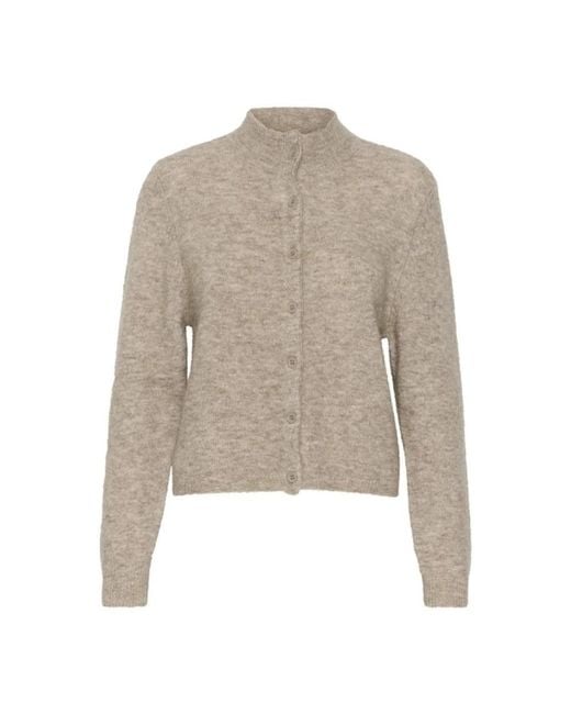 Gestuz Gray Cardigans