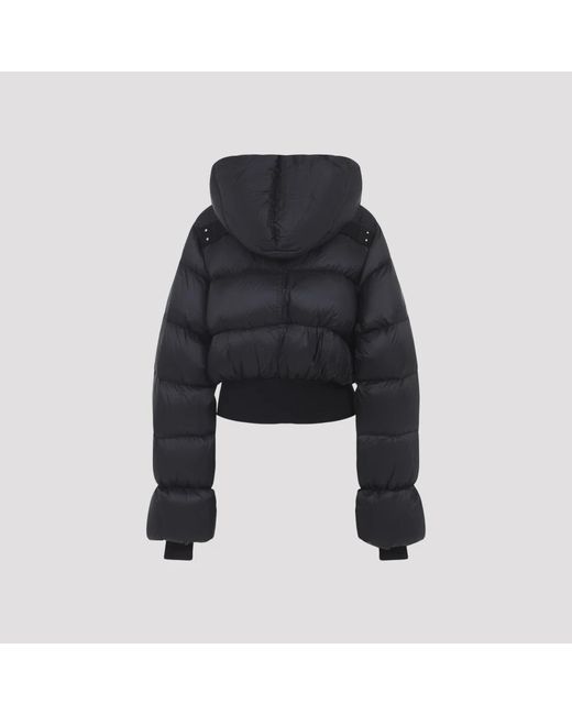 Rick Owens Black Schwarze Daunenjacke Aw25