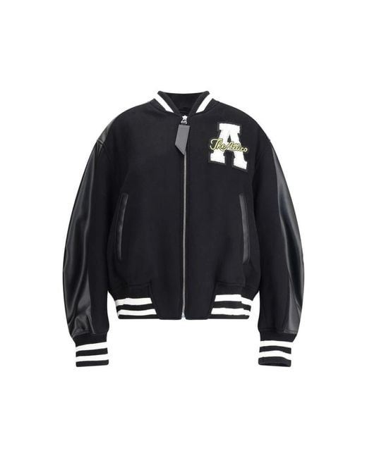 The Attico Black Bomber Jackets