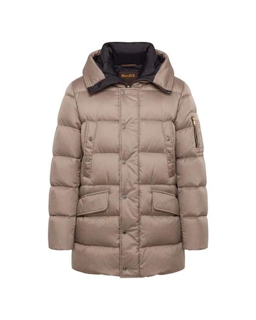 Moorer Brown Winter Jackets for men
