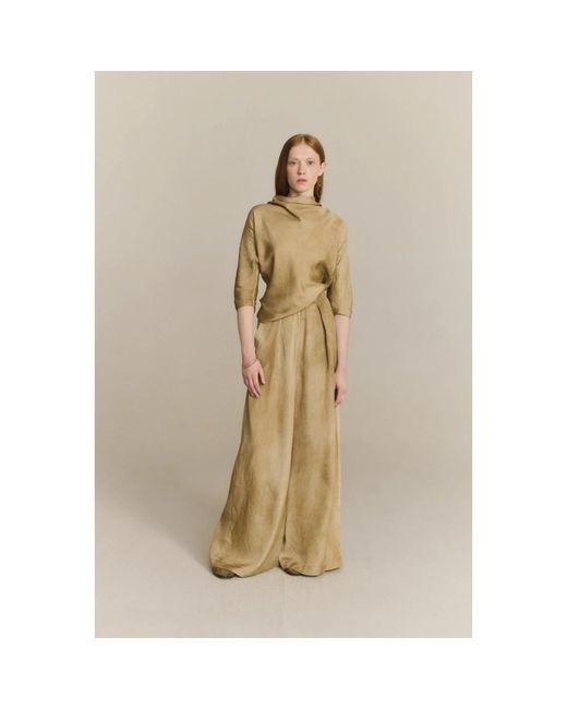 Cortana Natural Wide Trousers