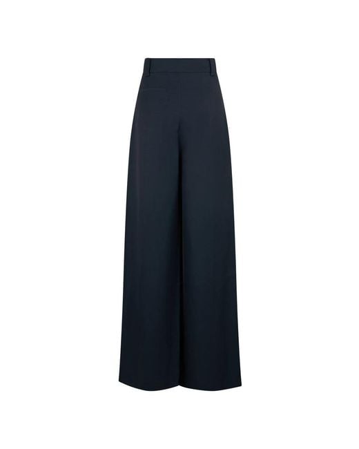 Moorer Blue Wide Trousers