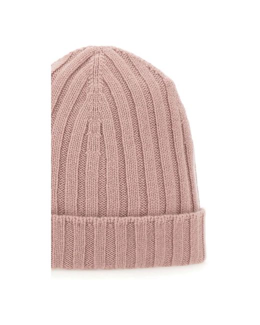 Gran Sasso Pink Beanies for men