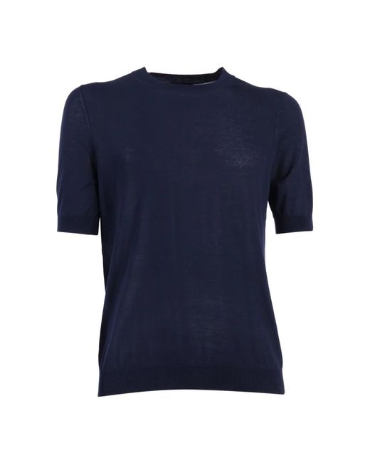 Ballantyne Blue Round-Neck Knitwear for men