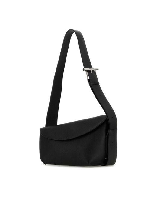 McQueen Black Shoulder Bags