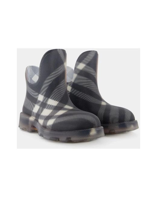 Burberry Gray Rain Boots