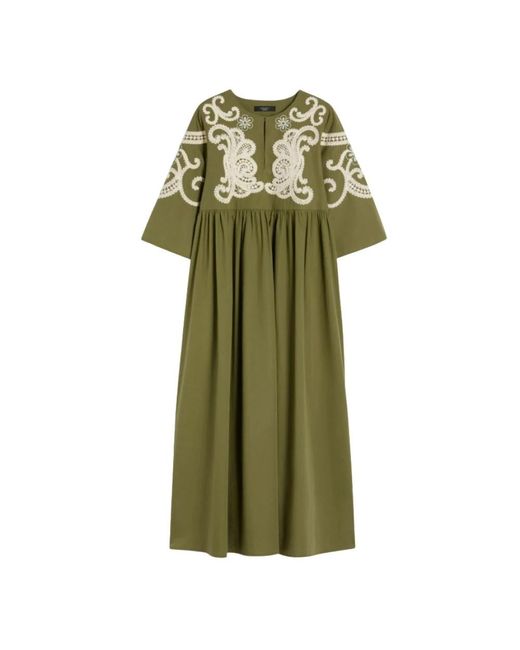 Weekend by Maxmara Green Midi Dresses
