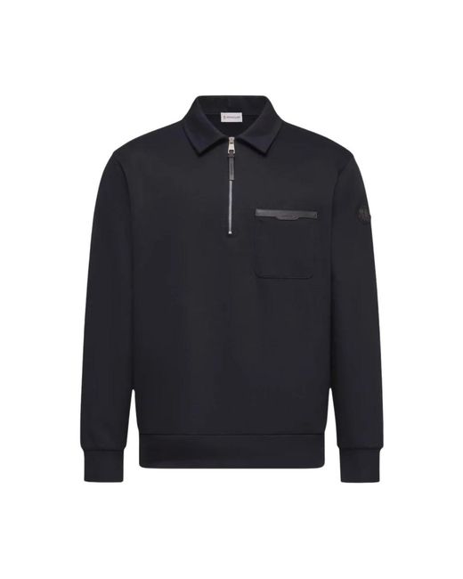 Moncler Zip Up Vest in het Blue voor heren