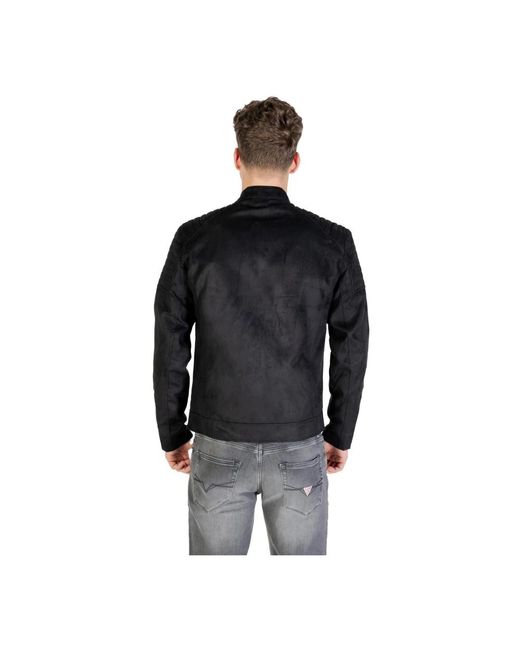 Leather Jackets Only & Sons pour homme en coloris Black