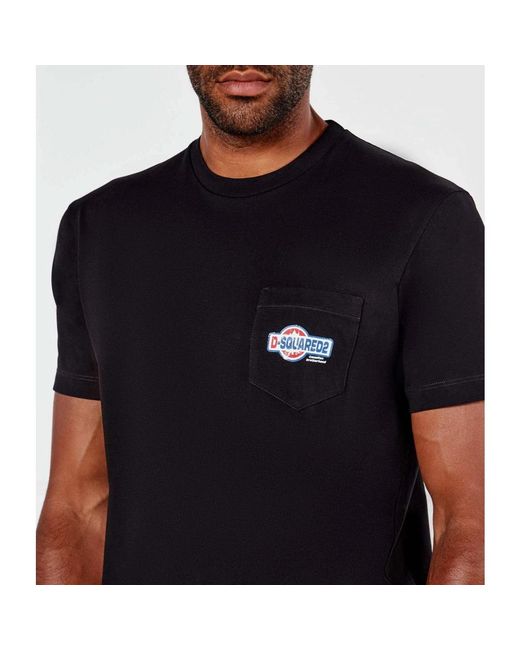 DSquared² Black T-Shirts for men