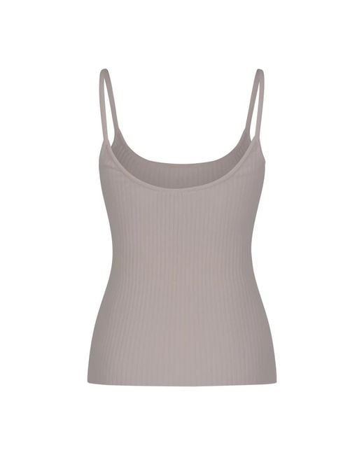 Courreges Gray Sleeveless Tops