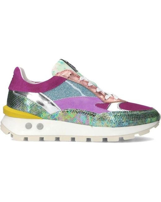 Floris Van Bommel Blue Grüne Stilvolle Sneakers Für Frauen